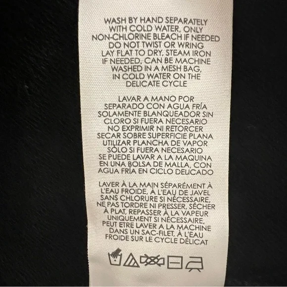 CAbi TOP, Size S, Black Long Sleeve Stretch Peekaboo Tee w/ Cutout, Style 4201. - Picture 10 of 11